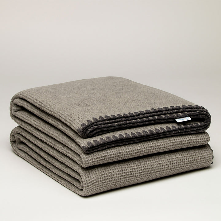 Sobrecama Waffle de Lana suavizada