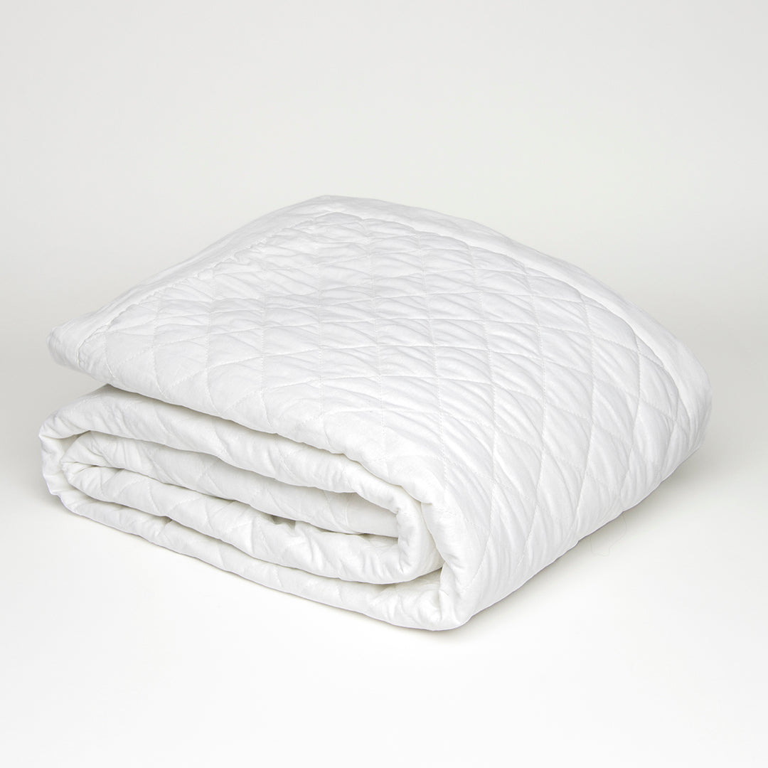 Coverlet Diamante Lino con Decorativos Euro
