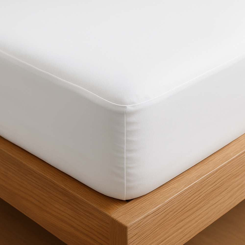 Protector de Colchón Impermeable Vivenda. 100% transpirable, hipoalergénico y silencioso. Higiene, frescura y protección inteligente para tu descanso.