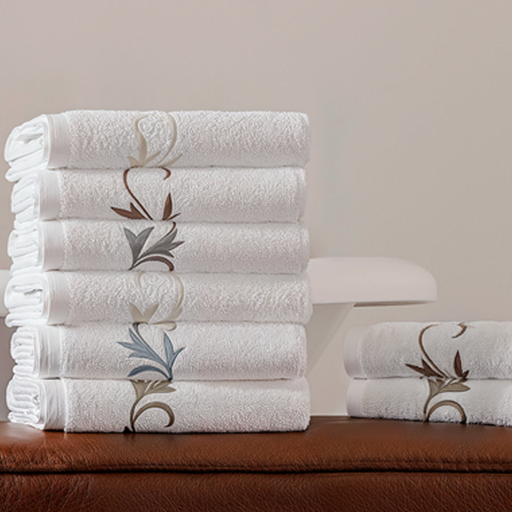 Toallas Bliss Flora Algodón Bordada