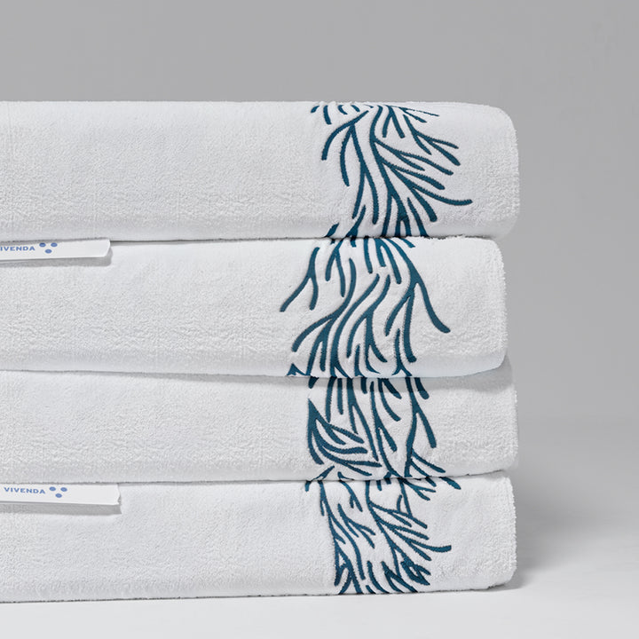 Toalla Bliss Algodón Costa Bordada