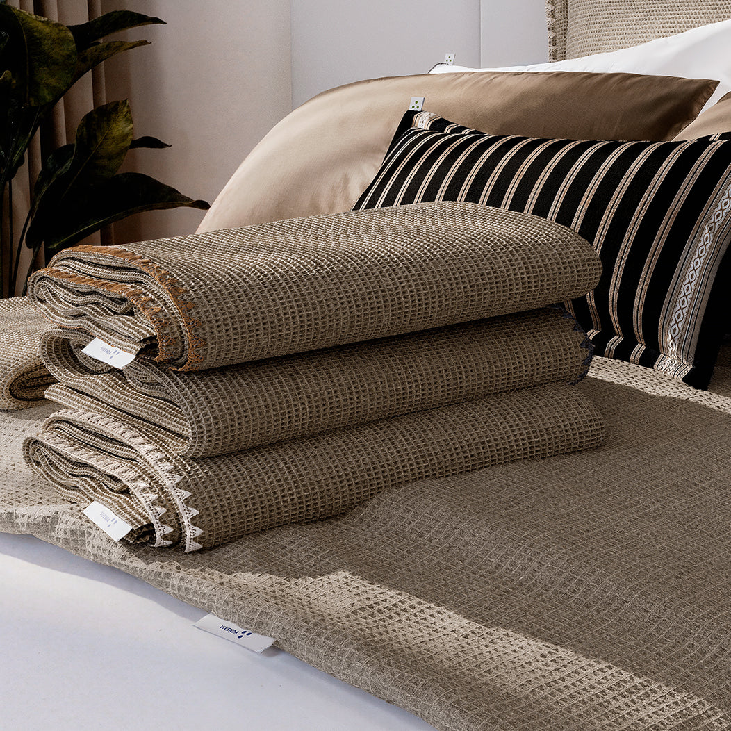 Set de Cama Origen Contempo Satín, Percal y Lana