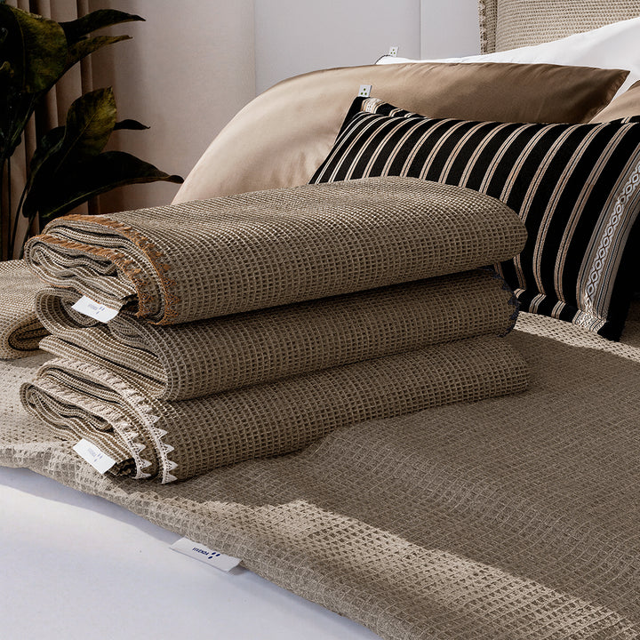 Set de Cama Origen Contempo Satín, Percal y Lana