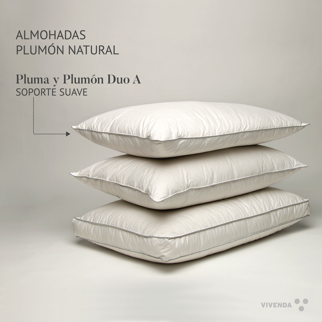 Set de 2 Almohadas Duo A Pluma-Plumón
