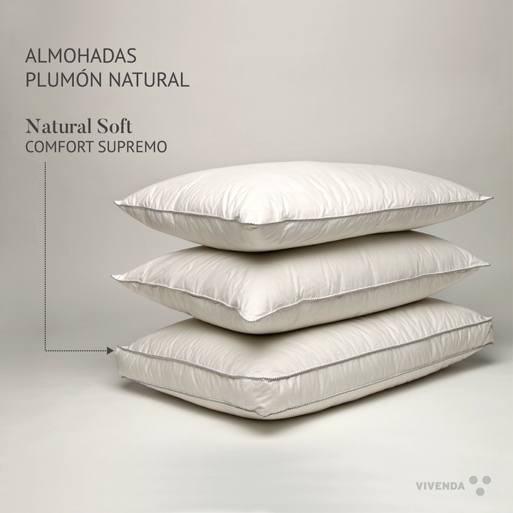 Set de 2 Almohadas Natural Soft