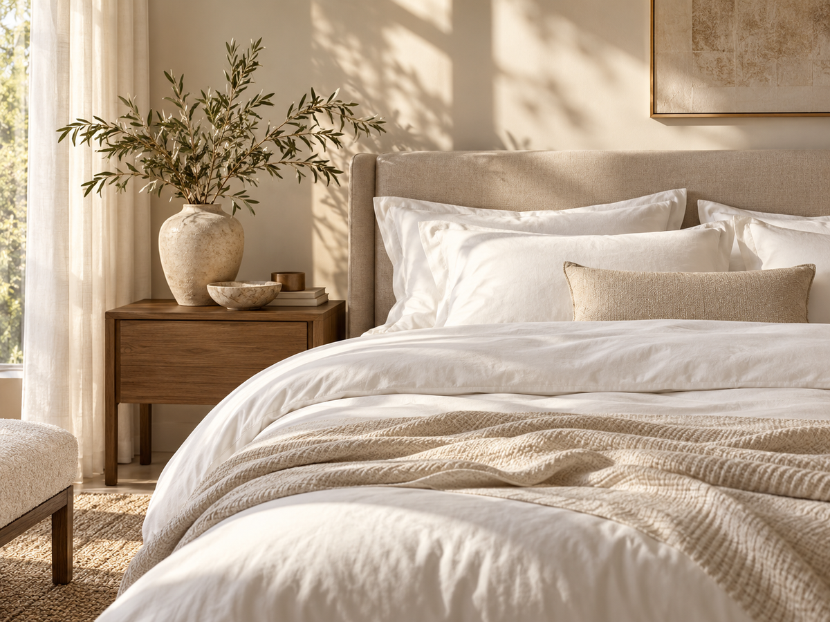 Habitación Vivenda con ropa de cama de diseño