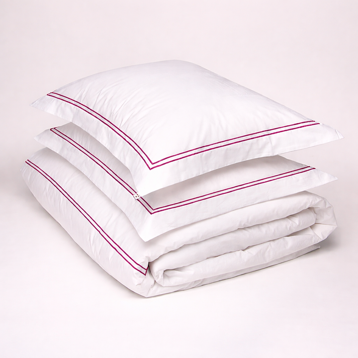 Funda Duvet Festones con Shams Algodón Percal 200h