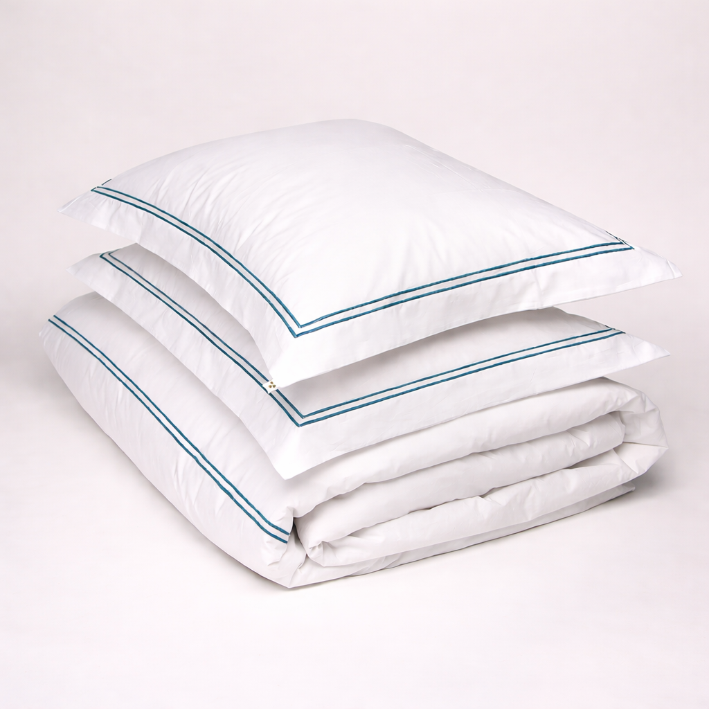 Funda Duvet Festones con Shams Algodón Percal 200h