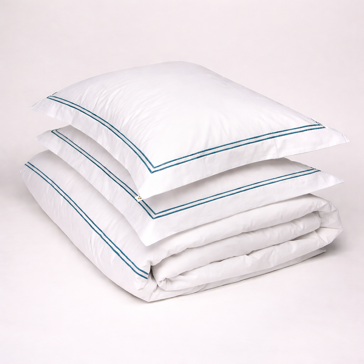 Funda Duvet Festones con Shams Algodón Percal 200h