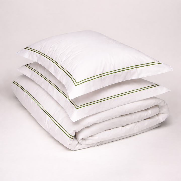 Funda Duvet Festones con Shams Algodón Percal 200h