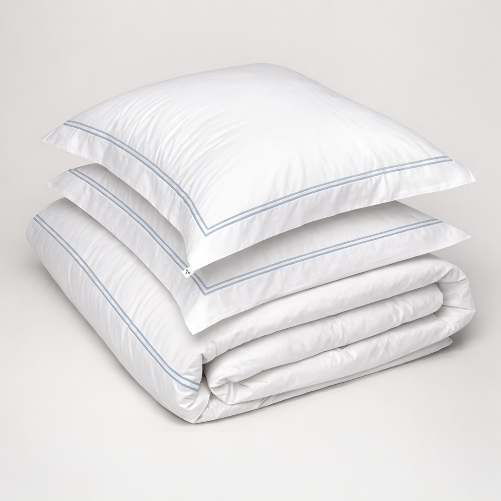Funda Duvet Festones con Shams Algodón Percal 200h
