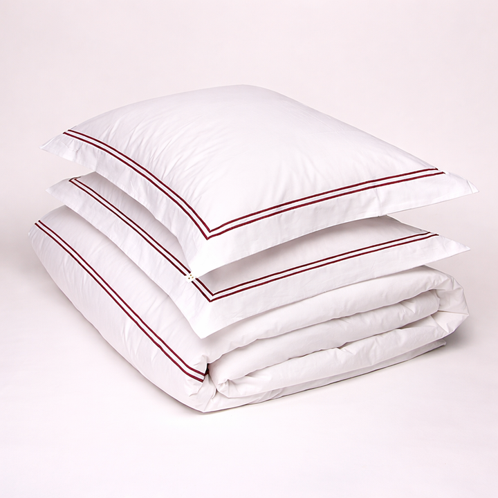 Funda Duvet Festones con Shams Algodón Percal 200h