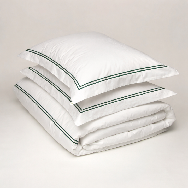 Funda Duvet Festones con Shams Algodón Percal 200h
