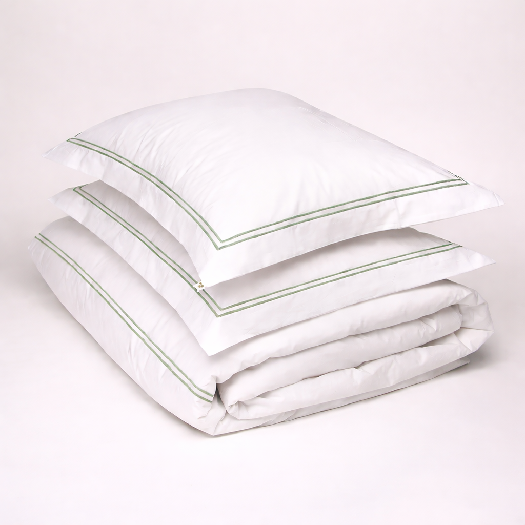 Funda Duvet Festones con Shams Algodón Percal 200h
