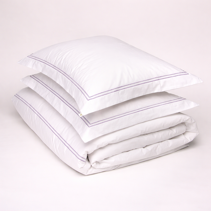 Funda Duvet Festones con Shams Algodón Percal 200h