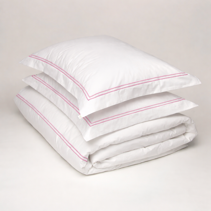 Funda Duvet Festones con Shams Algodón Percal 200h