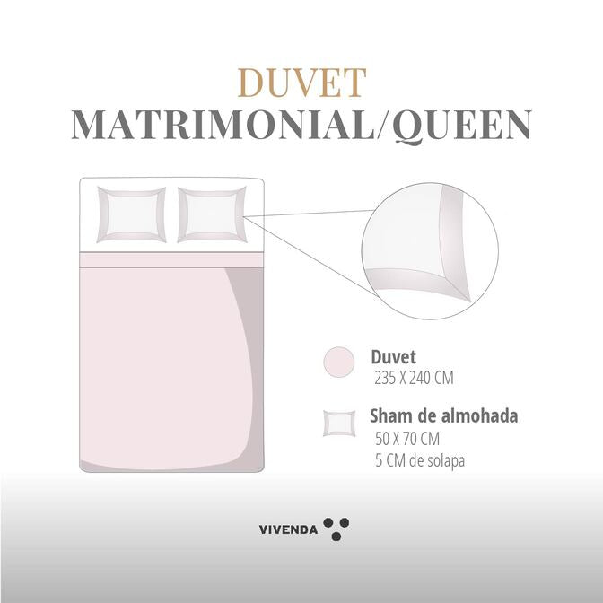 Funda Duvet Torino Satín 420h con Shams