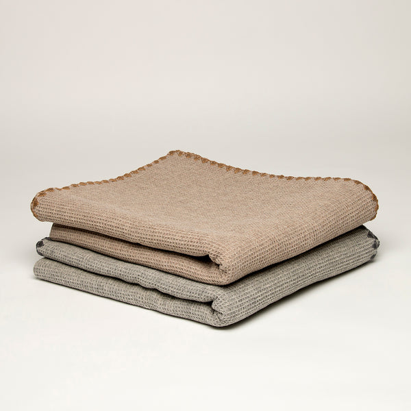 Waffle Wool Blanket