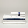 Percale Sheet Set with Embroidered Scalloped Edges