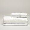 Percale Sheet Set with Embroidered Scalloped Edges