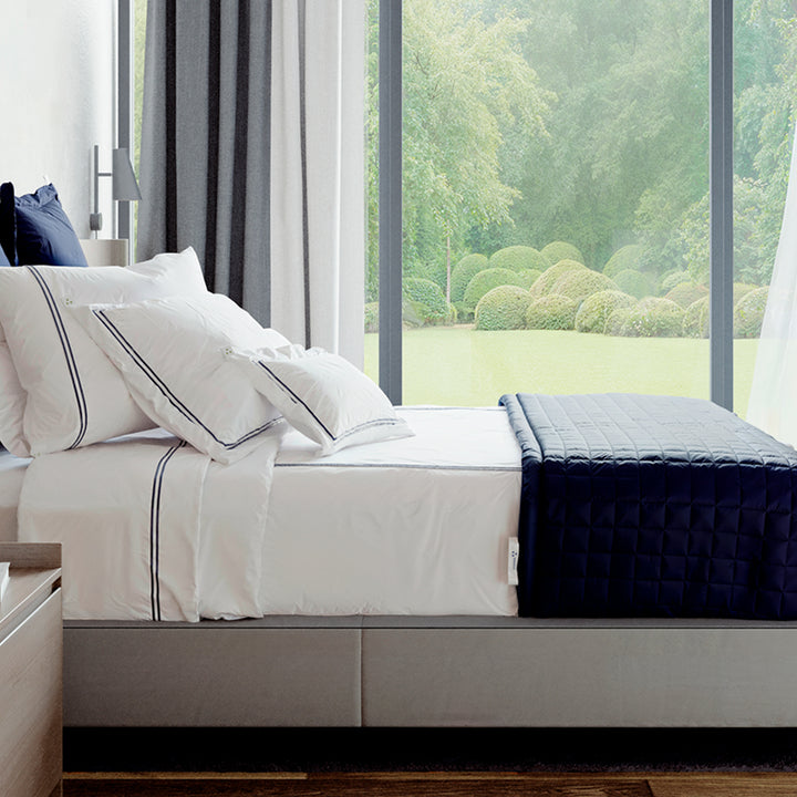 Funda Duvet Festones con Shams Algodón Percal 200h