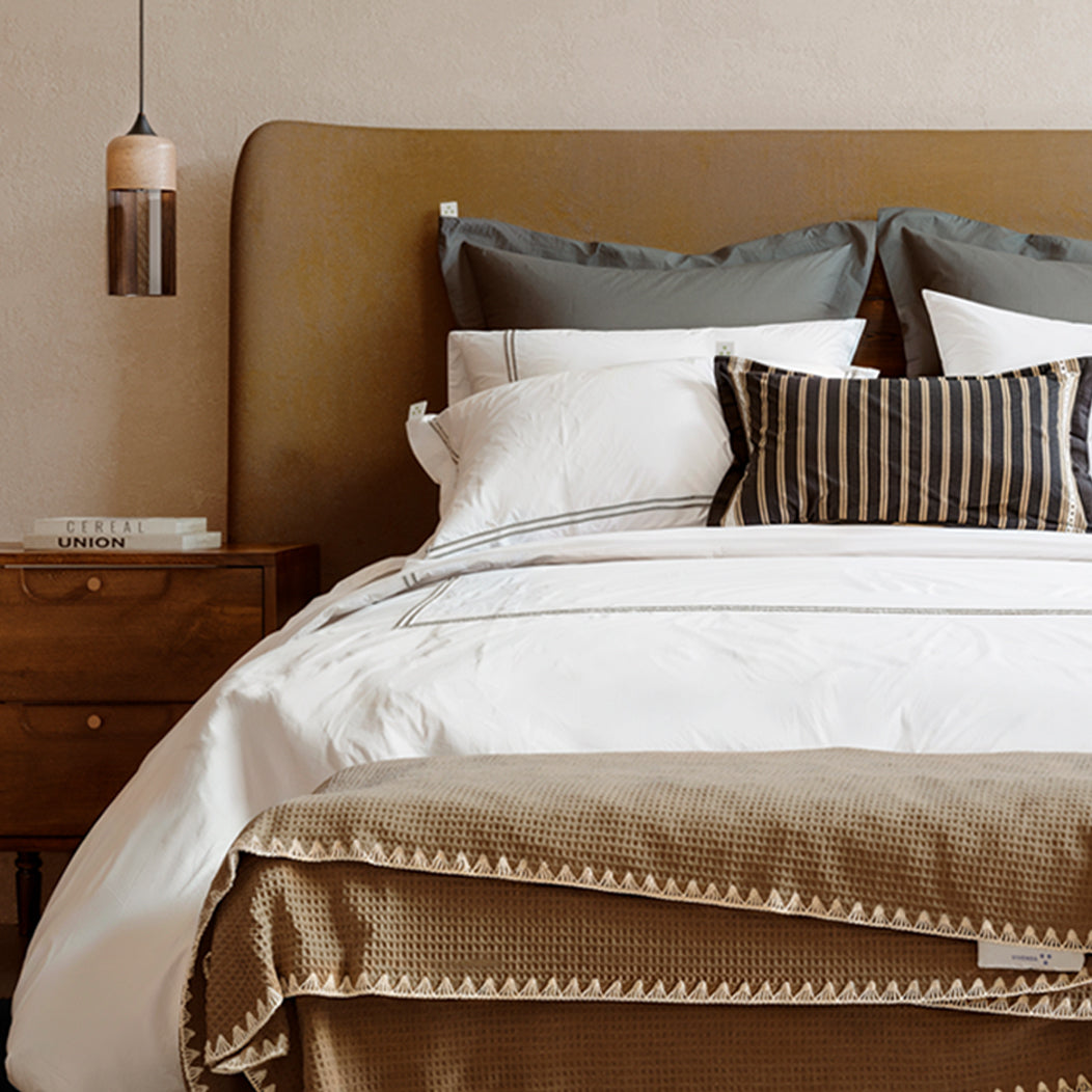 Funda Duvet Festones con Shams Algodón Percal 200h