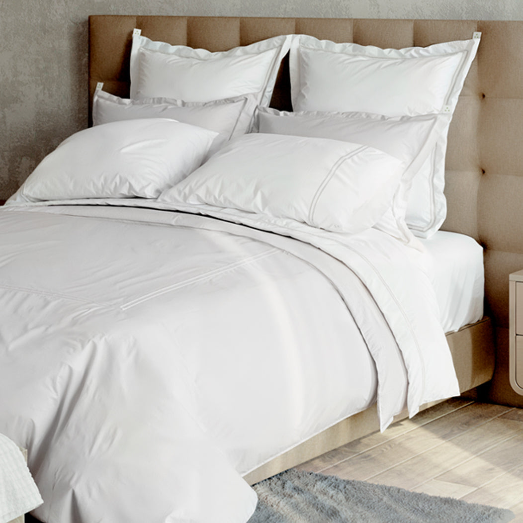 Juego de Sábanas Percal con Festones Bordados