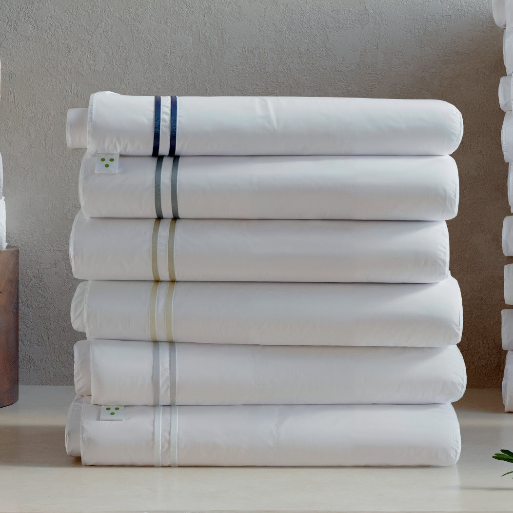 Variante de color de los juegos de sabanas de algodon vivenda con bordados