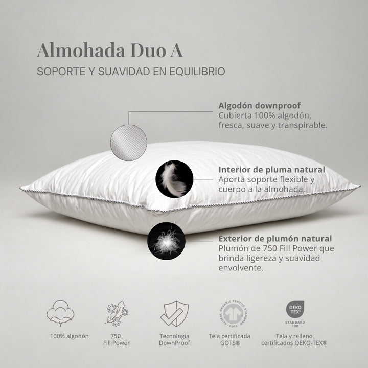 Duo Feather-Down Pillow A