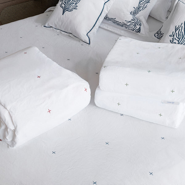 Coverlet Cross Linen