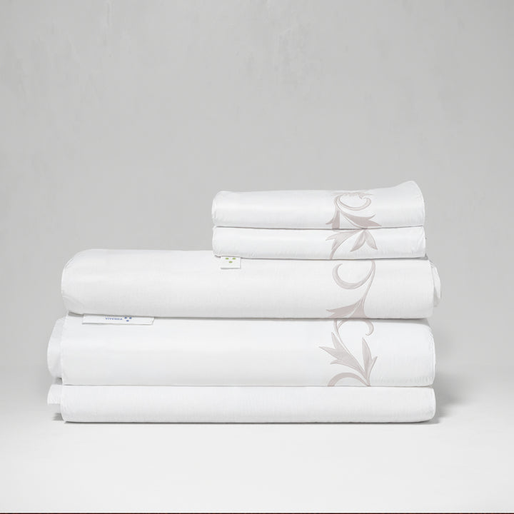 Set de Cama Flora Clásico Algodón Satín