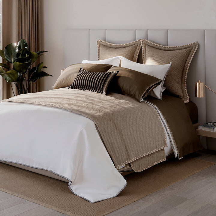 Set de Cama Origen Contempo Satín, Percal y Lana