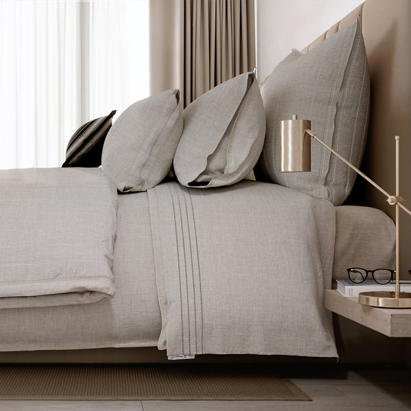 Natural Origin Linen Blend Bedding Set