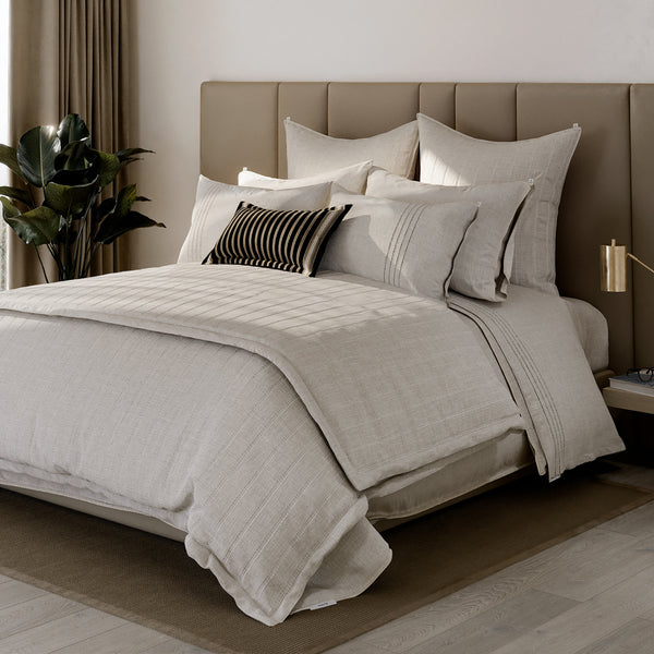 Natural Origin Linen Blend Bedding Set