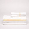 Percale Sheet Set with Embroidered Scalloped Edges