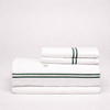 Percale Sheet Set with Embroidered Scalloped Edges