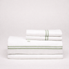 Percale Sheet Set with Embroidered Scalloped Edges