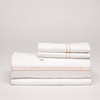 Percale Sheet Set with Embroidered Scalloped Edges
