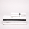Percale Sheet Set with Embroidered Scalloped Edges