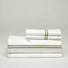 Percale Sheet Set with Embroidered Scalloped Edges