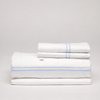 Percale Sheet Set with Embroidered Scalloped Edges