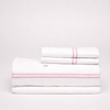 Percale Sheet Set with Embroidered Scalloped Edges